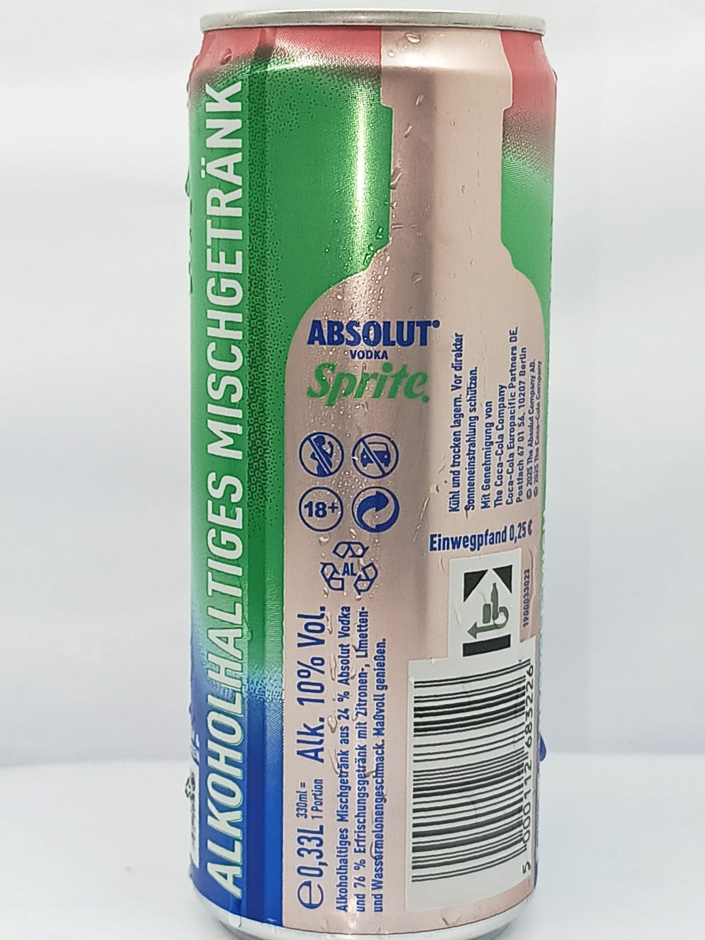 ABSOLUT ,VODKA ,,ALK 10% (ab18+) 330ML