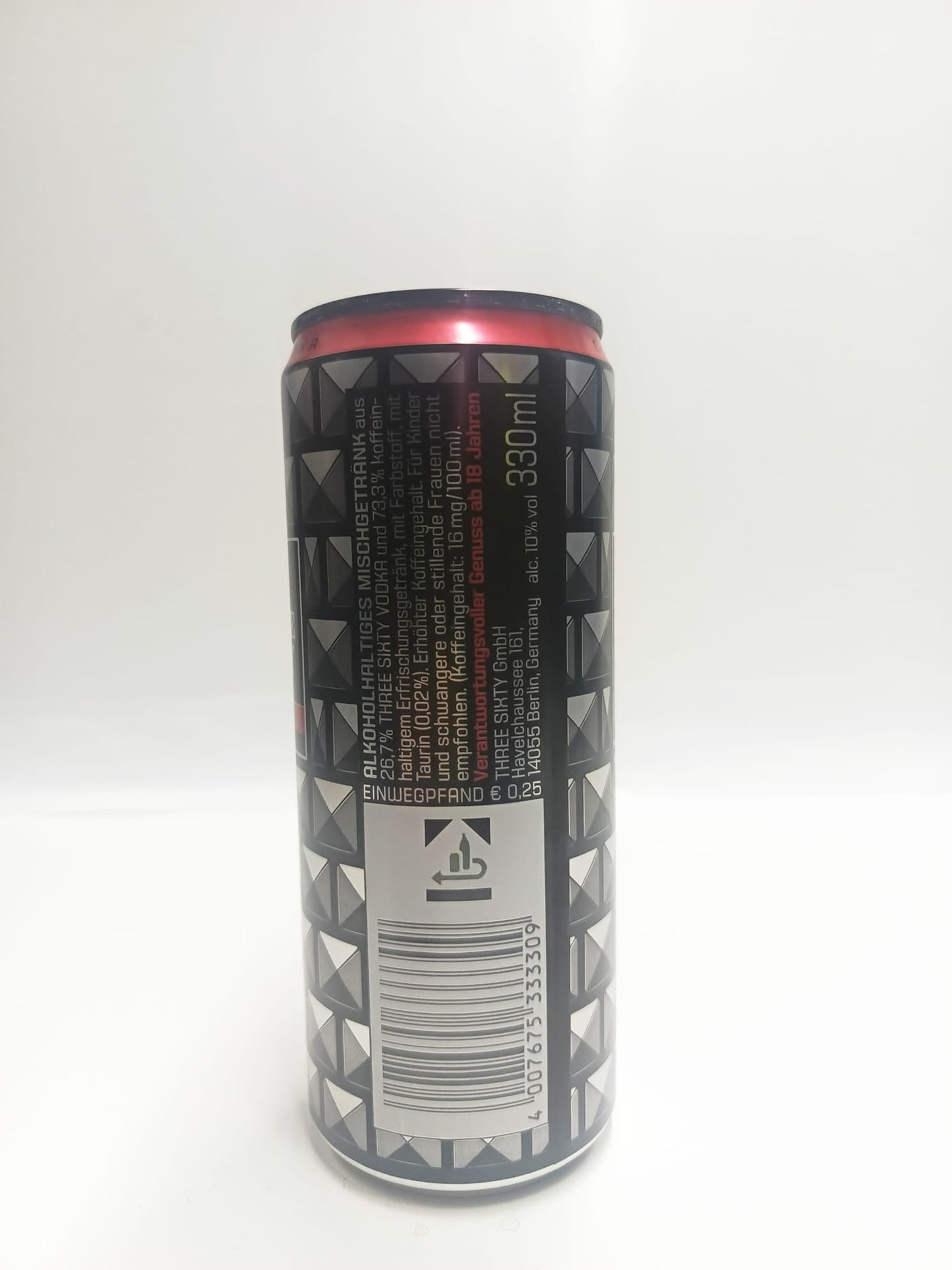 THEE SIXTY. 33ml ENEGY +18