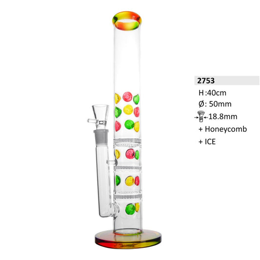 Glasbong 40cm