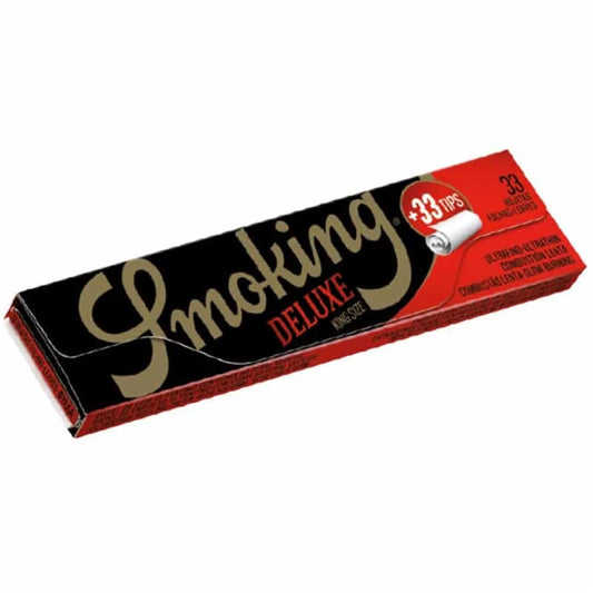 Smoking Deluxe King Size Papers + Tips